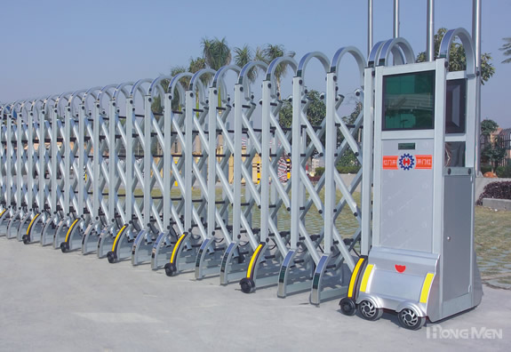 电动伸缩门S608B-Y,红门提供电动门,道闸,岗亭,智能停车场管理系统等